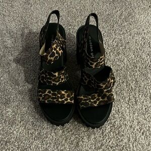 Brand new cheetah print heels.. They’ve been stored in my closet and never worn.